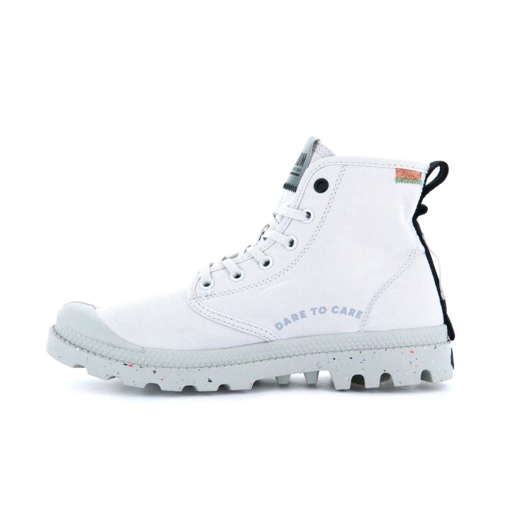 Bottes Palladium Pampa Organic Metro Femme Blanche | FR OHM328C